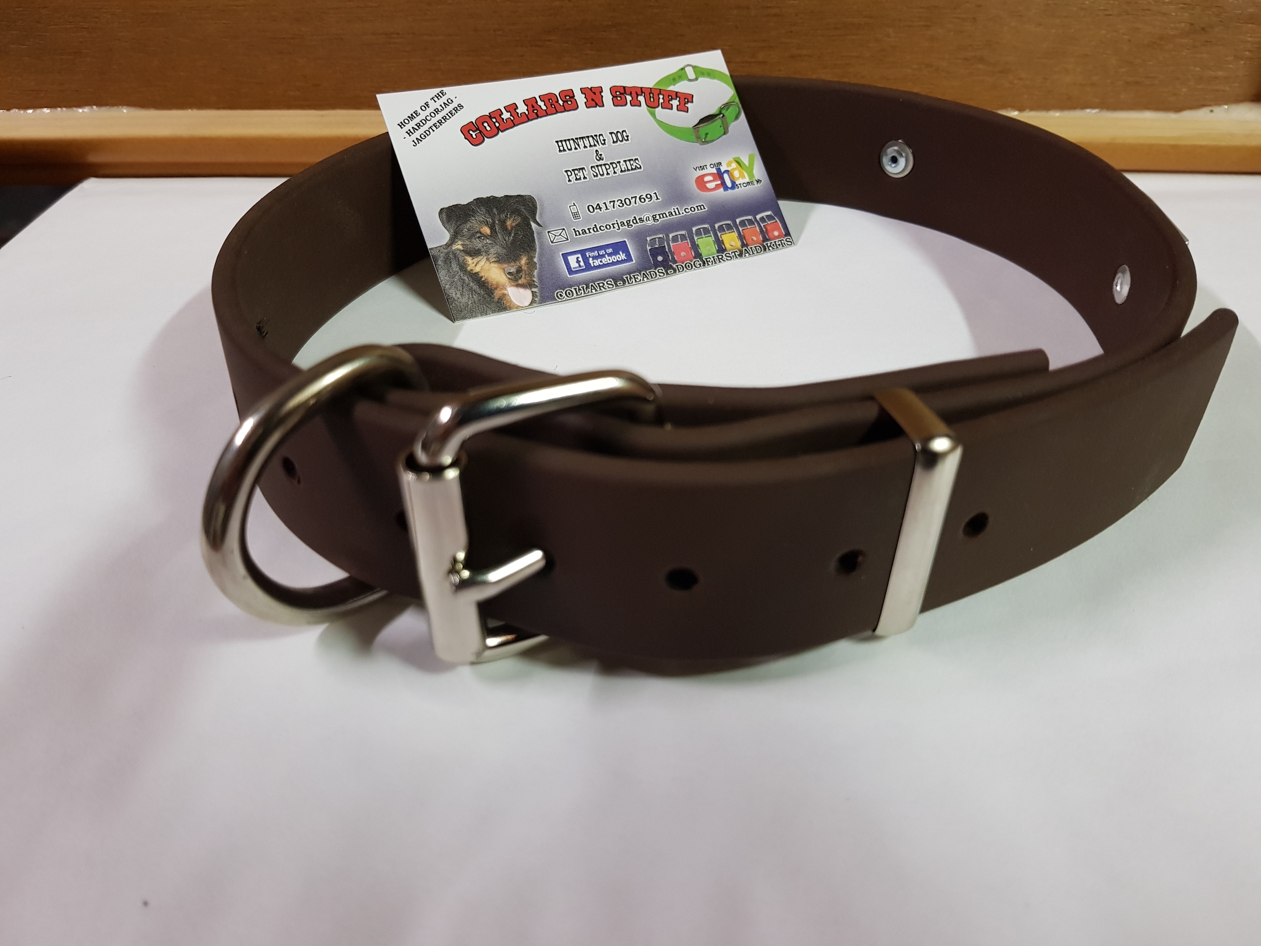 Old School Dog Yard Collar and ID Plate Collars N Stuff